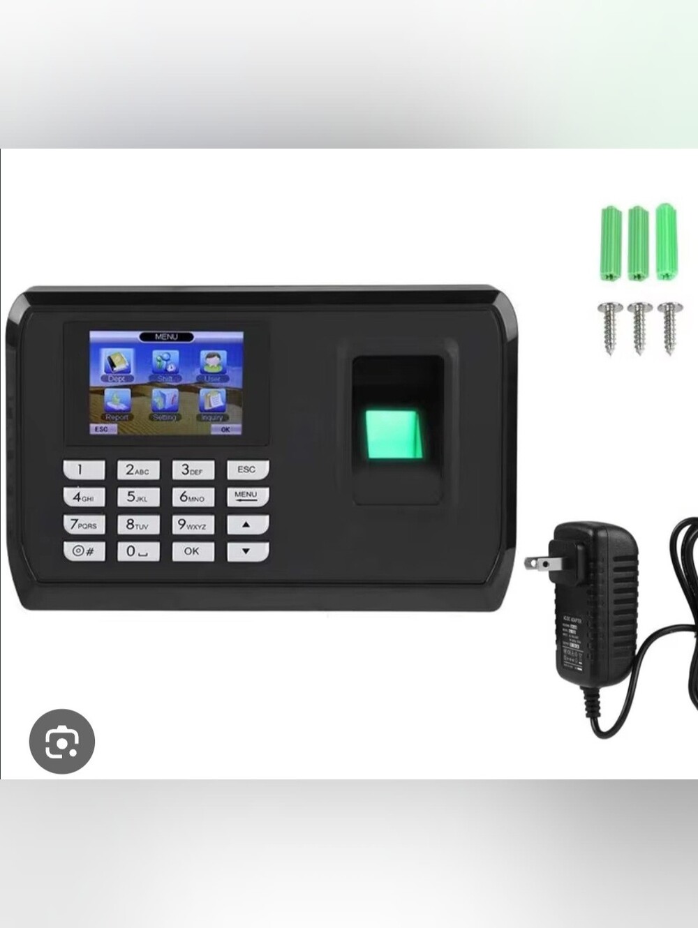 Fingerprint Time Clock Employee Attendance Machine/Security Device